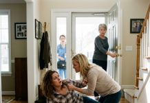 “Pin her down and choke her out until she signs the lease over!” my sister’s deadbeat boyfriend barked as I was slammed onto the hardwood floor with Mom turning the deadbolt, completely unaware that our visiting nurse was witnessing the assault and dialing 911 to expose their massive financial scam.