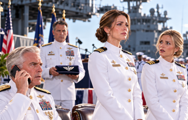 My Mother Said, “Just Send Pictures,” and Skipped the Biggest Navy Ceremony of My Career—Then Her Retired Admiral Boss Sat in Her Empty VIP Chair, Answered My Phone When She Called, and Asked One Question That Made Her Champagne Brunch Go Completely Silent