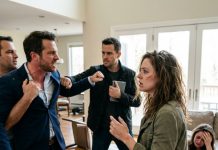 “Give me that drive before I ruin your pathetic life!” Julian roared as he lunged at me, clawing my cheek, but as Mark pinned him down while holding the digital evidence, I realized the FBI was already outside, ready to turn my sister’s fairytale engagement into a federal prison nightmare.