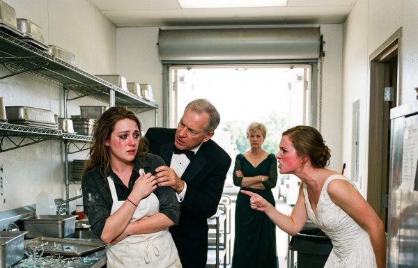 You’re nothing but a dirty maid, don’t ruin your sister’s wedding!” — My father gripped my bruised shoulder over shattered glass while my sister yelled in my face. Little did they know, the phone in my apron was about to freeze their millions, bankrupting his entire empire before dessert.