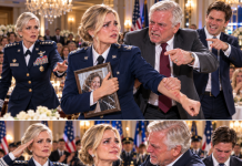 My millionaire father publicly humiliated me and ordered security to throw me out of his luxury gala, claiming my military career was a joke. But he didn’t expect a 4-star General to crash the party, stop the guards, and reveal a classified secret that instantly shattered his pride…