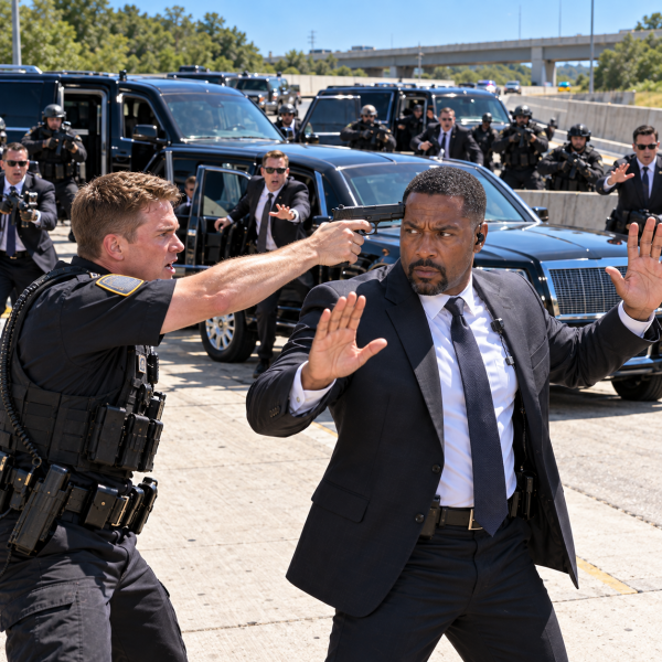 Highway Standoff_ Agents in Action