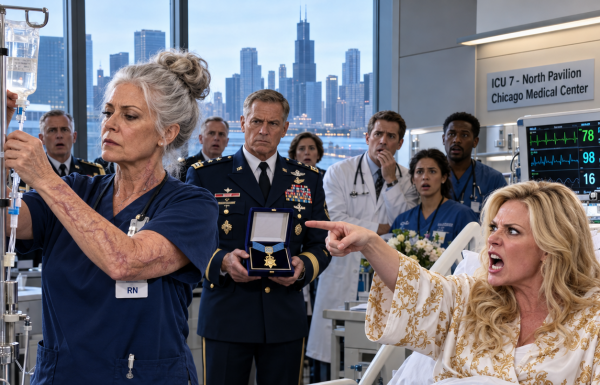 I Entered a VIP Hospital Suite to Save a Wealthy Donor’s Wife, but She Took One Look at My Old Military Scars and Demanded a Different Nurse. My Manager Chose Her Three-Million-Dollar Donation Over Me—Until a Three-Star Army General Walked In Carrying a File With My Name on It…