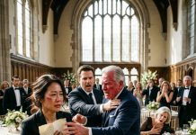 “Burn that damn letter right now or you won’t leave this hall alive!” My billionaire adoptive father lunged at my throat in front of two hundred elite guests, but as my husband pushed him back, I clung to the stained paper revealing the dark truth of my stolen childhood and his offshore crimes.