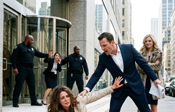 “Get out, you have nothing left!” My billionaire husband shoved me onto the icy pavement before his smirking mistress, unaware the man secretly picking me up from the streets would soon expose his forty-million-dollar fraud in court.