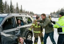 “Leave her, save Rachel first—she’s pregnant with my child!” While I lay bleeding on the icy asphalt watching Daniel shove the paramedic away from my broken body, he had no idea the military police were already en route, or that the baby wasn’t even his.