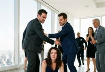 “You’re utterly worthless in this room, get out!” Christopher snarled, violently shoving me onto the shattered champagne glass before Manhattan’s elites. But as his fiercest corporate rival stepped between us to shield my bleeding body, my abusive husband didn’t realize the feds were already recording his confession.