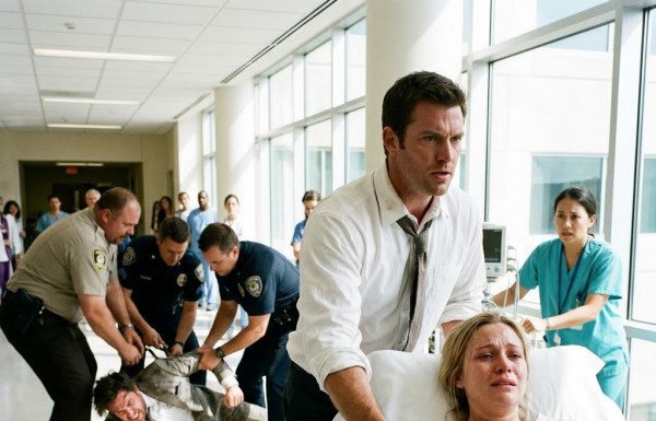 “Nobody moves that gurney, this lunatic belongs in an asylum!” my abusive ex screamed as police slammed him to the floor. While holding my billionaire protector’s trembling hand in agony, I knew Declan had no idea the federal fraud charges and our triplets would completely destroy his empire today.