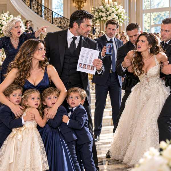 Mansion Foyer Family Confrontation
