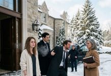 “You’re an absolute nobody without my empire!” my husband screamed as he lunged to twist my bruised wrist, but our family attorney wrestled him back into the freezing snow just as federal marshals arrived to seize his stolen company and reveal the secret trust my parents left behind
