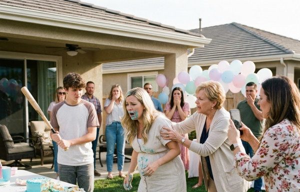 Boys will be boys, Madison, stop being dramatic!” my father sneered as blue icing splattered my belly and blood dripped from my arm, but when I took the teenager’s phone, I discovered the camera wasn’t filming a prank—it was gathering evidence for their sick custody plot
