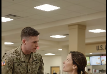 An arrogant soldier threw his dirty tray at me, demanding I clean his table because of my baggy clothes. He thought I was just a lowly janitor. I stayed quiet to hide my secret, but when I revealed my mangled hand, the strict Sergeant Major stepped in. His reaction left everyone completely speechless…
