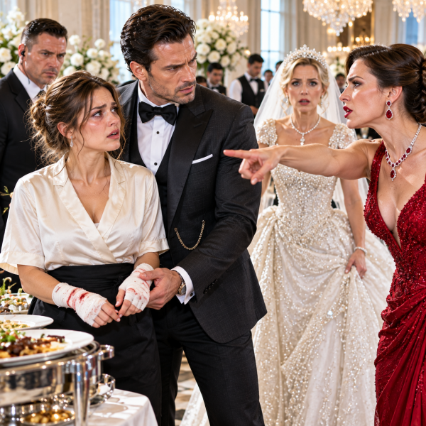 Tense Ballroom Wedding Confrontation