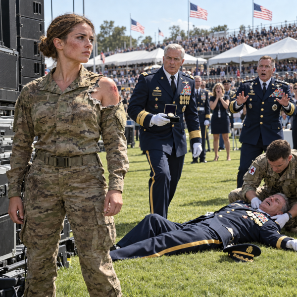 Tense Military Ceremony Disrupted