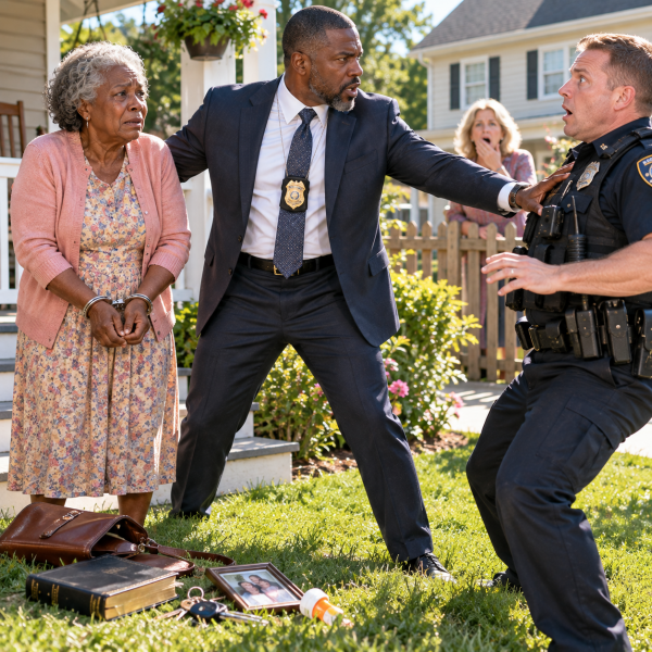 Tense Suburban Porch Confrontation (1)