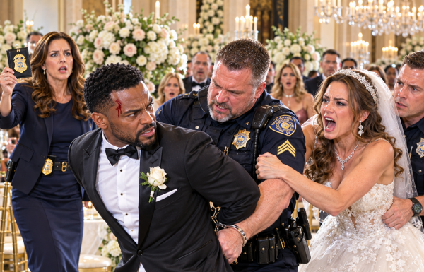 I Was Seconds Away From Marrying the Love of My Life When Five Police Officers Stormed the Altar and Handcuffed Me. My Bride Begged Them to Stop, but Everything Changed When Thirty Wedding Guests Suddenly Stood Up and Revealed Their True Identities.