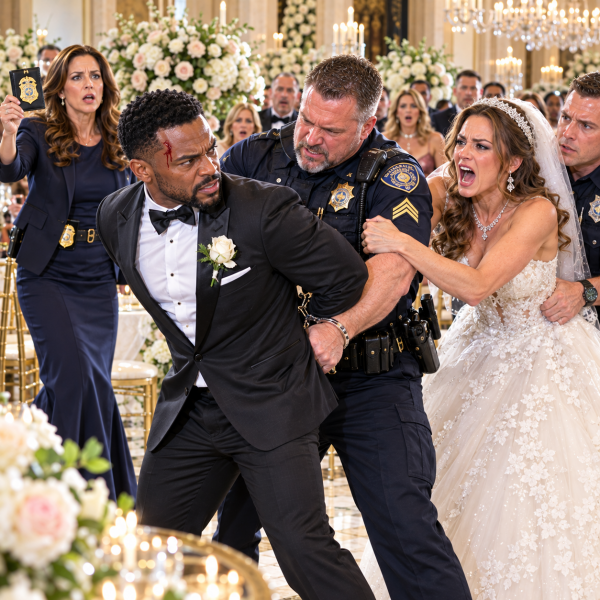 Wedding Arrest Amidst the Celebration