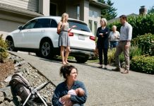 Stop being hysterical, the baby barely has a scratch!” – As I cradled my infant after her pram crashed down the driveway, my husband cared only about luxury paint, unaware hospital X-rays and GPS tracks would soon expose their sinister frame-up and ruthless child abuse.
