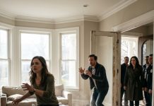 “Drop the drive or Lily won’t survive the night!” my husband screamed as papers scattered across our floor. I bolted in sheer terror, unaware his deceased heiress was stepping through the door with an armed squad to expose the four-million-dollar syndicate trap set directly on my name.