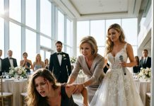 You’re ruining your sister’s wedding over a slight scratch, apologize right now!” my father barked as I bled onto the marble floor. But when the ER doctor examined my skull fracture, he uncovered a 21-year-old violent secret—and the $450,000 trust fund my family secretly stole