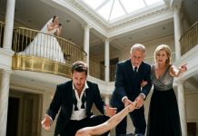 “Drag her into an alley cab before she ruins this wedding!” My father twisted my arm as I lay on marble with a cracked spine brace, while my sister filmed from the balcony—unaware the venue’s 4K security feed was about to expose her crime to every guest.