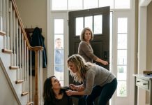 “Lock her inside until she surrenders every penny!” Jolene held me pinned to the floor while Mom locked the heavy door, completely unaware that I had already exposed their massive financial fraud, leaving them facing imminent foreclosure and arrest